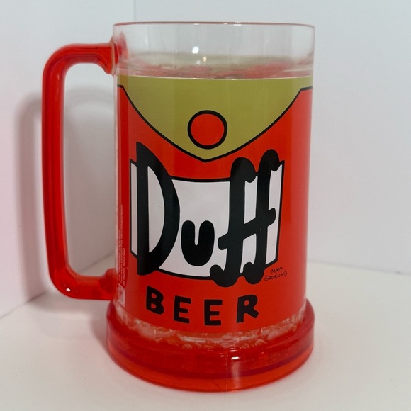 The Simpsons Duff Beer Mug Bar Cup "Crushed Ice" 16oz Universal Studios 2011 - Picture 1 of 7
